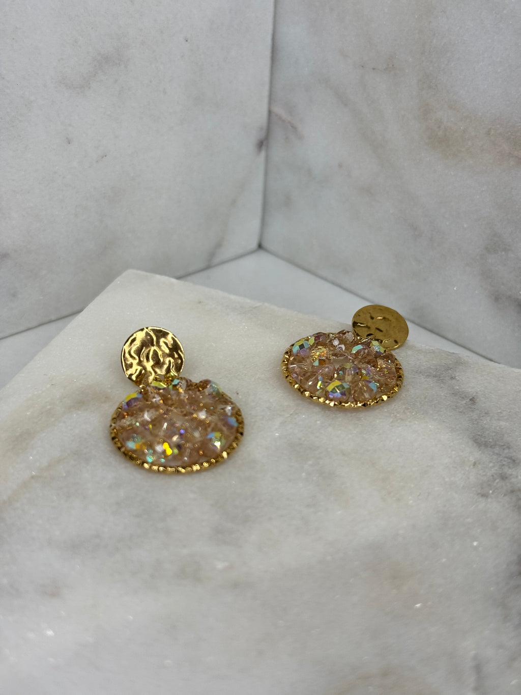 Boucles d’oreilles déesse Éris bijou acier inoxydable fait main