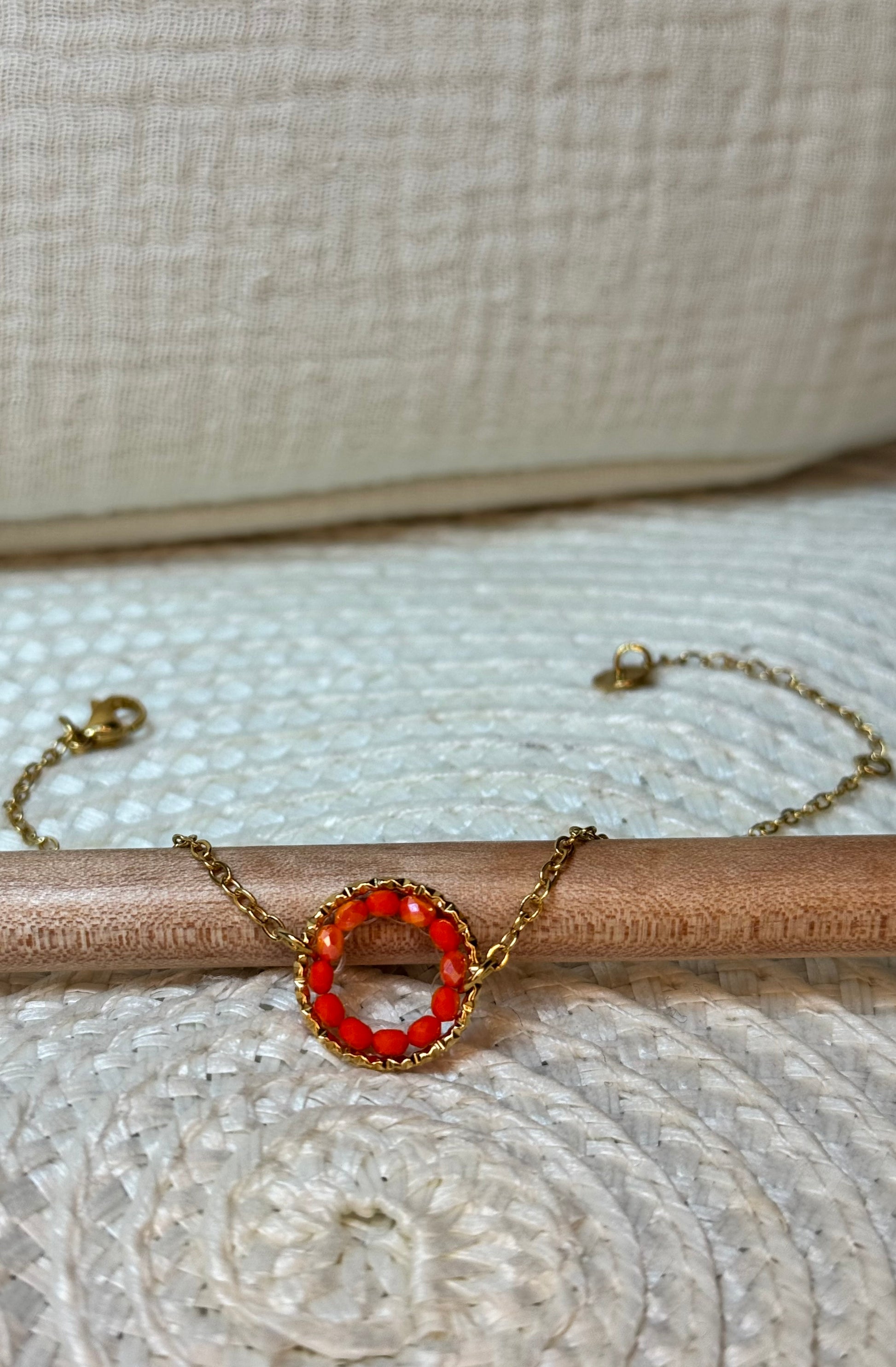 Bracelet déesse Hestia bijou acier inoxydable fait main 