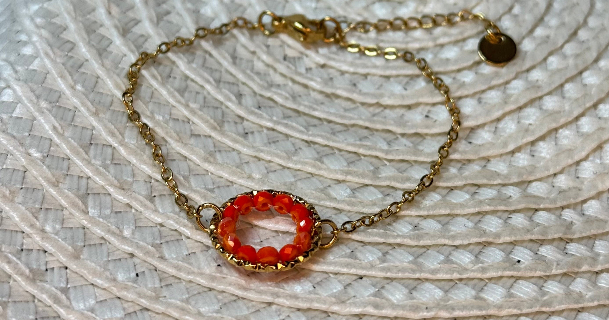 Bracelet déesse Hestia bijou acier inoxydable fait main 