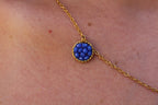 Collier déesse Thémis bijou acier inoxydable fait main 