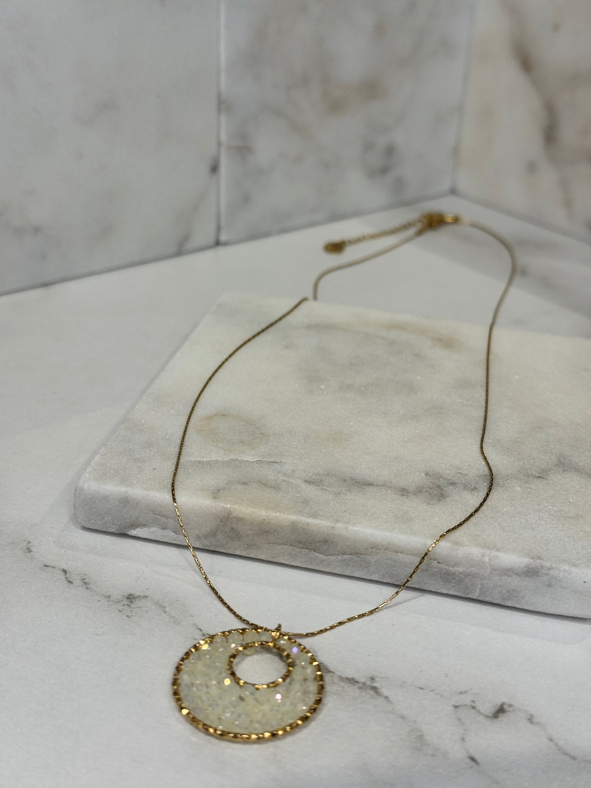 Collier déesse Éris bijou acier inoxydable fait main