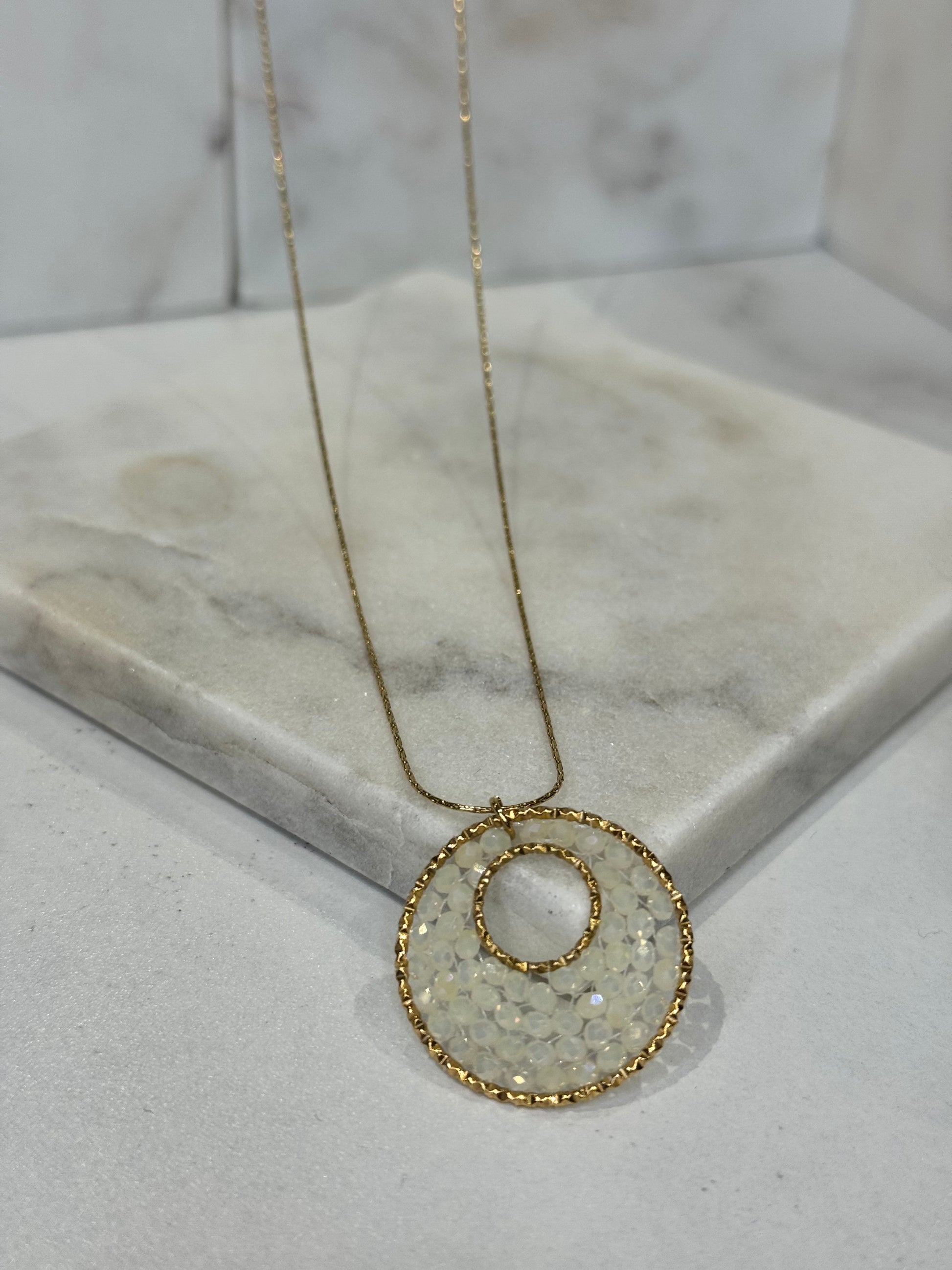 Collier déesse Éris bijou acier inoxydable fait main