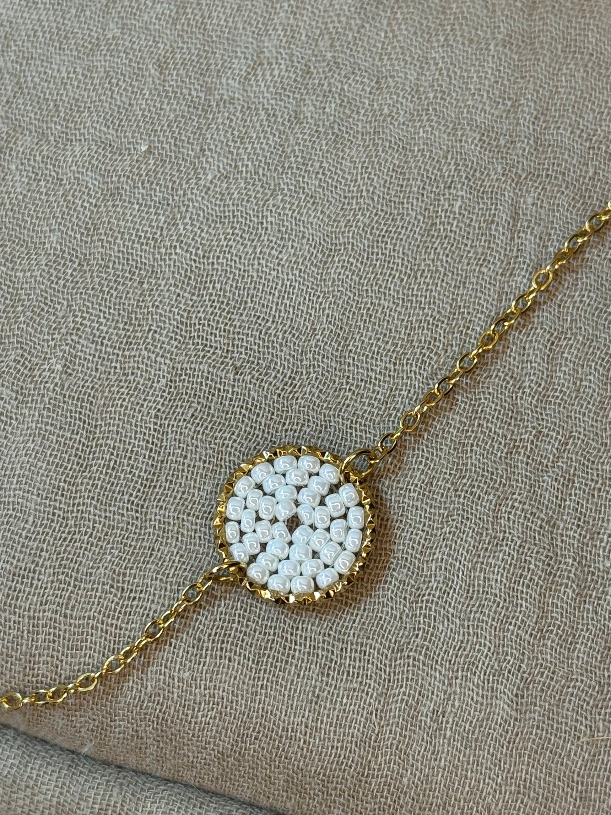 Collier déesse Hestia bijou acier inoxydable fait main 